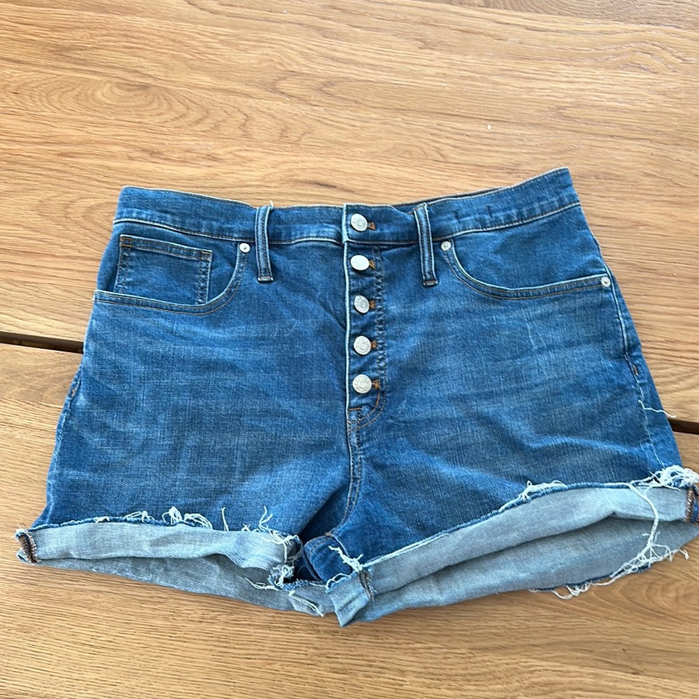 Madewell High Rise Denim Shorts